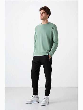 Calças de moletom masculinas em mistura de algodão tommy