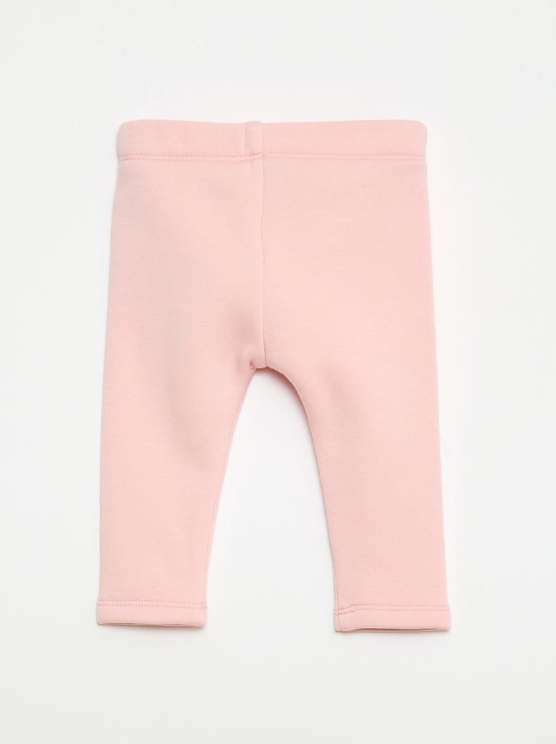 Calças de Moletom 'Stitch' Rosa - Kiabi