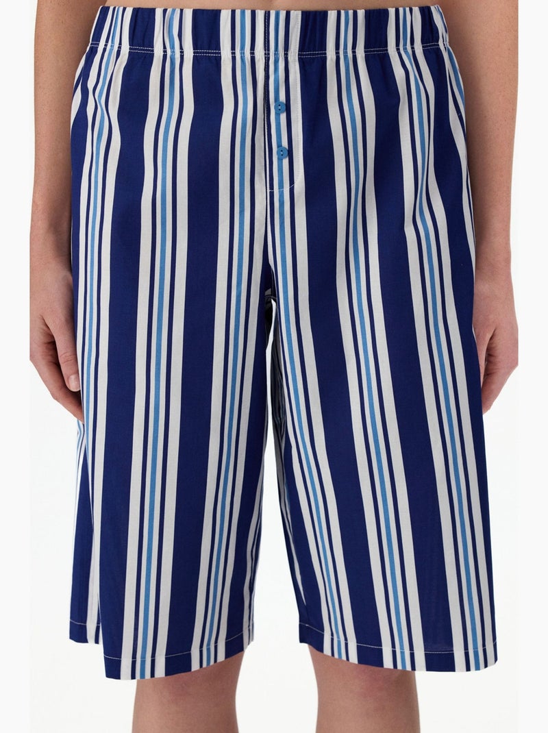 Calças de pijama às riscas vacation penti Azul Branco - Kiabi