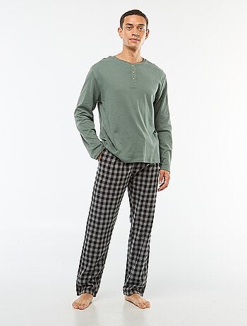 Calças de pijama com 2 bolsos