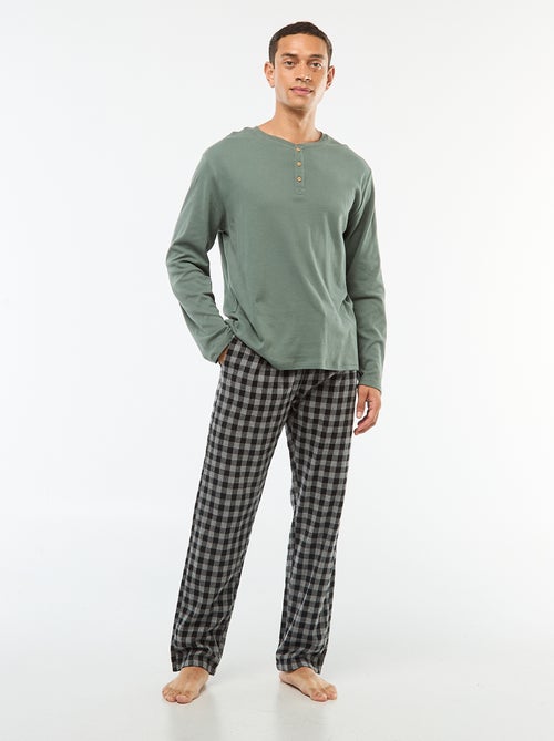 Calças de pijama com 2 bolsos - Kiabi