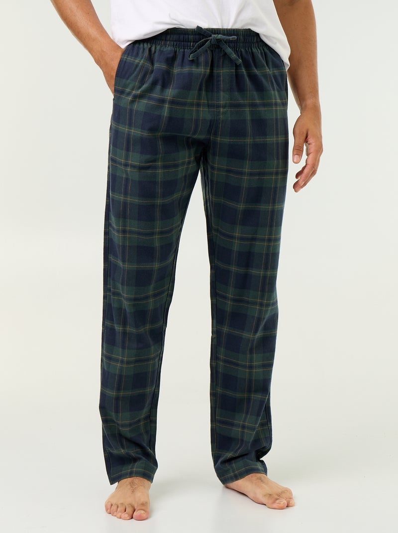 Calças de pijama com 2 bolsos Verde - Kiabi