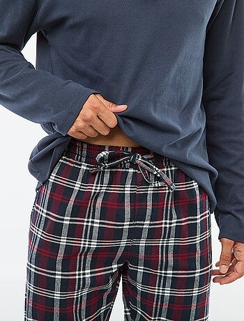 Calças de pijama com 2 bolsos