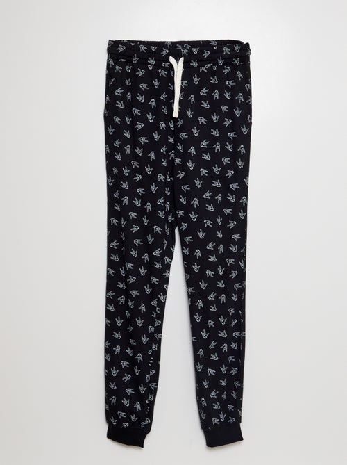 Calças de pijama com estampado fantasia - Kiabi