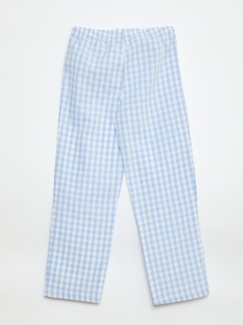 Calças de pijama com padrão Azul - Kiabi