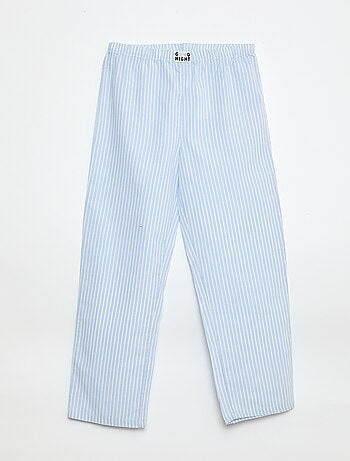 Calças de pijama com padrão