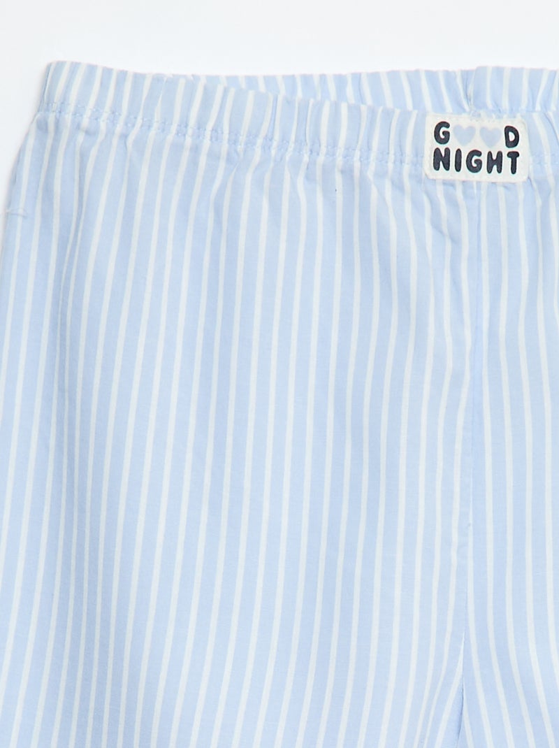 Calças de pijama com padrão Azul - Kiabi