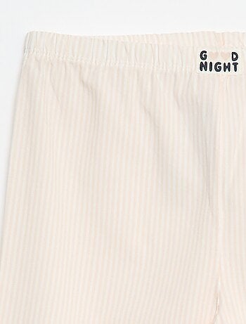 Calças de pijama com padrão