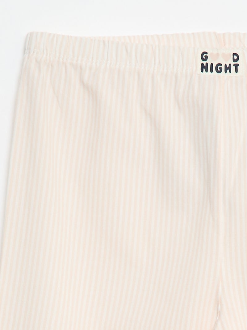 Calças de pijama com padrão Rosa - Kiabi