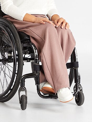 Calças de pijama de moletão - coleção fácil de vestir