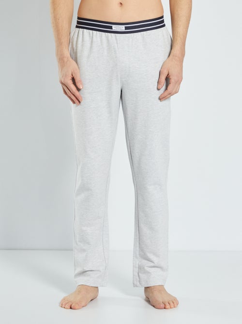 Calças de pijama em french terry - Kiabi