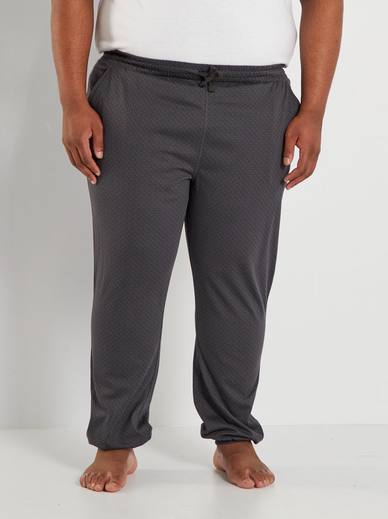Calças de pijama em jersey  - CINZA - Kiabi