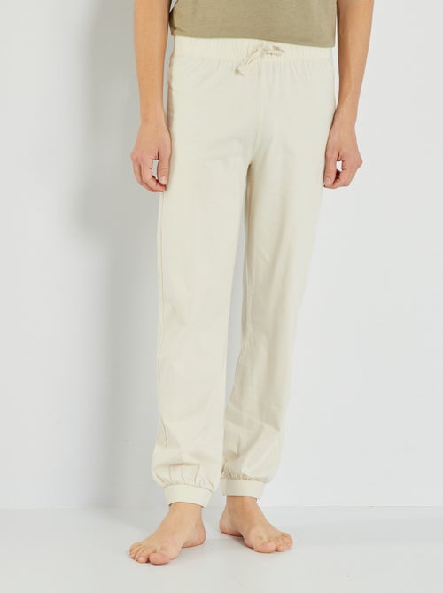 Calças de pijama em jersey - Kiabi