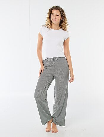 Calças de pijama em malha stretch