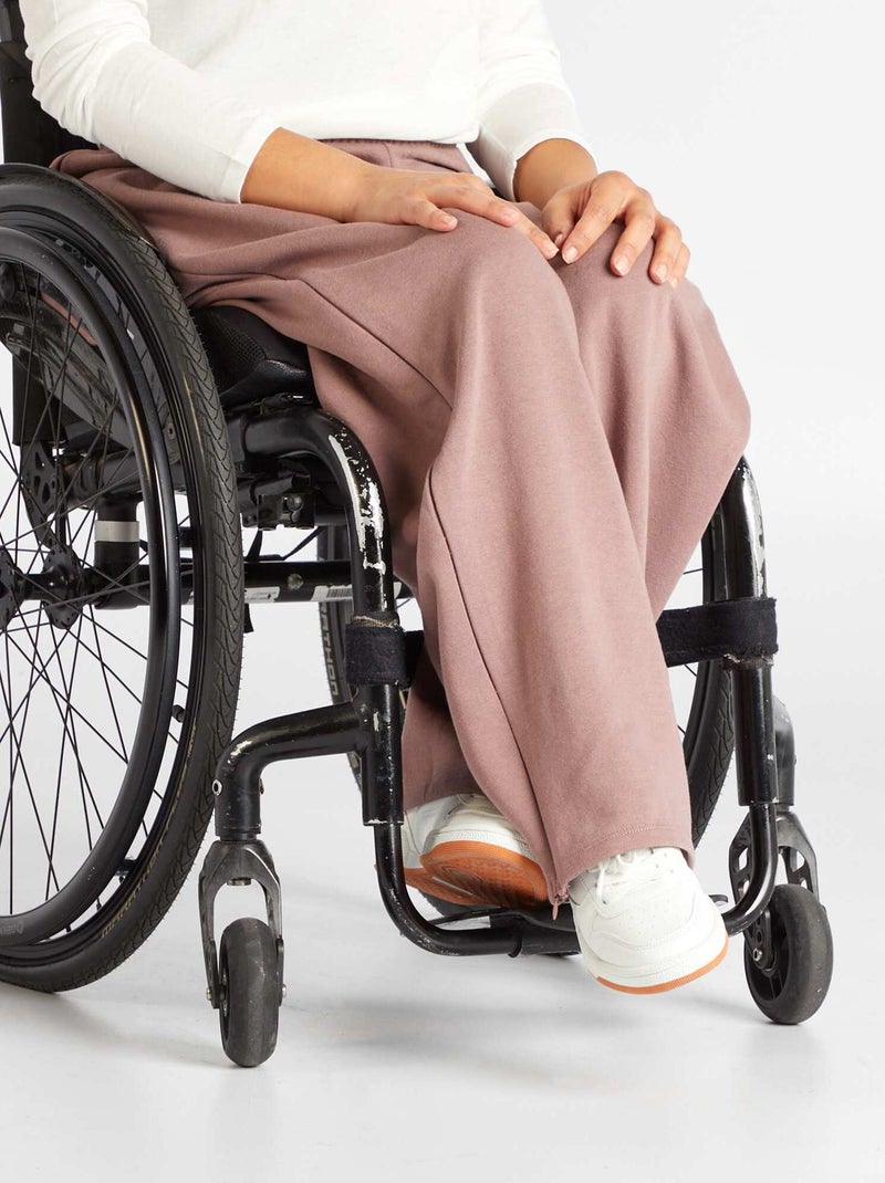 Calças de pijama em moletão VIOLETA - Kiabi