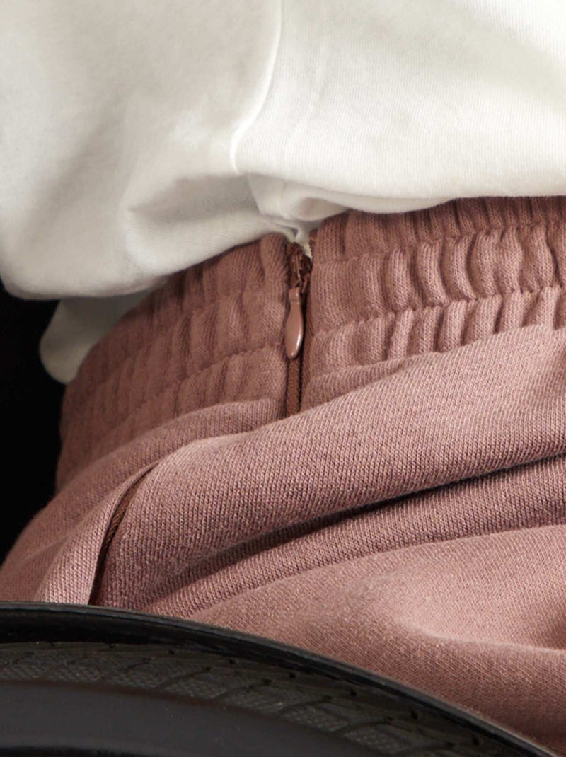 Calças de pijama em moletão VIOLETA - Kiabi