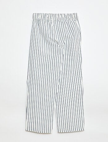 Calças de pijama em popelina