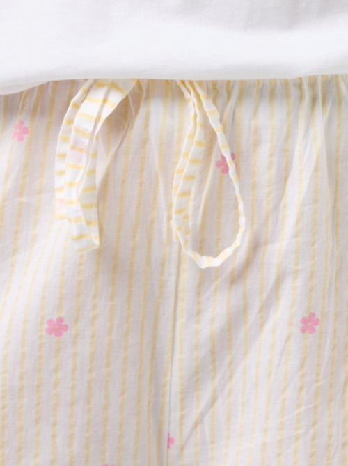 Calças de pijama estampadas de algodão - Kiabi