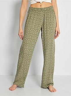 Calças de pijama fluidas - Kiabi