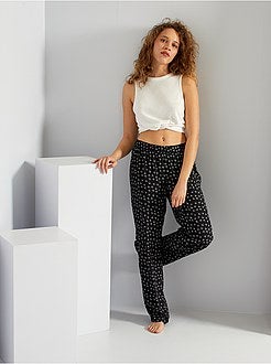 Calças de pijama fluidas - Kiabi