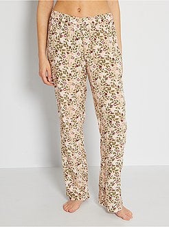 Calças de pijama fluidas - Kiabi