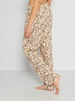 Calças de pijama fluidas - Kiabi