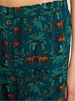 Calças de pijama fluidas - Kiabi