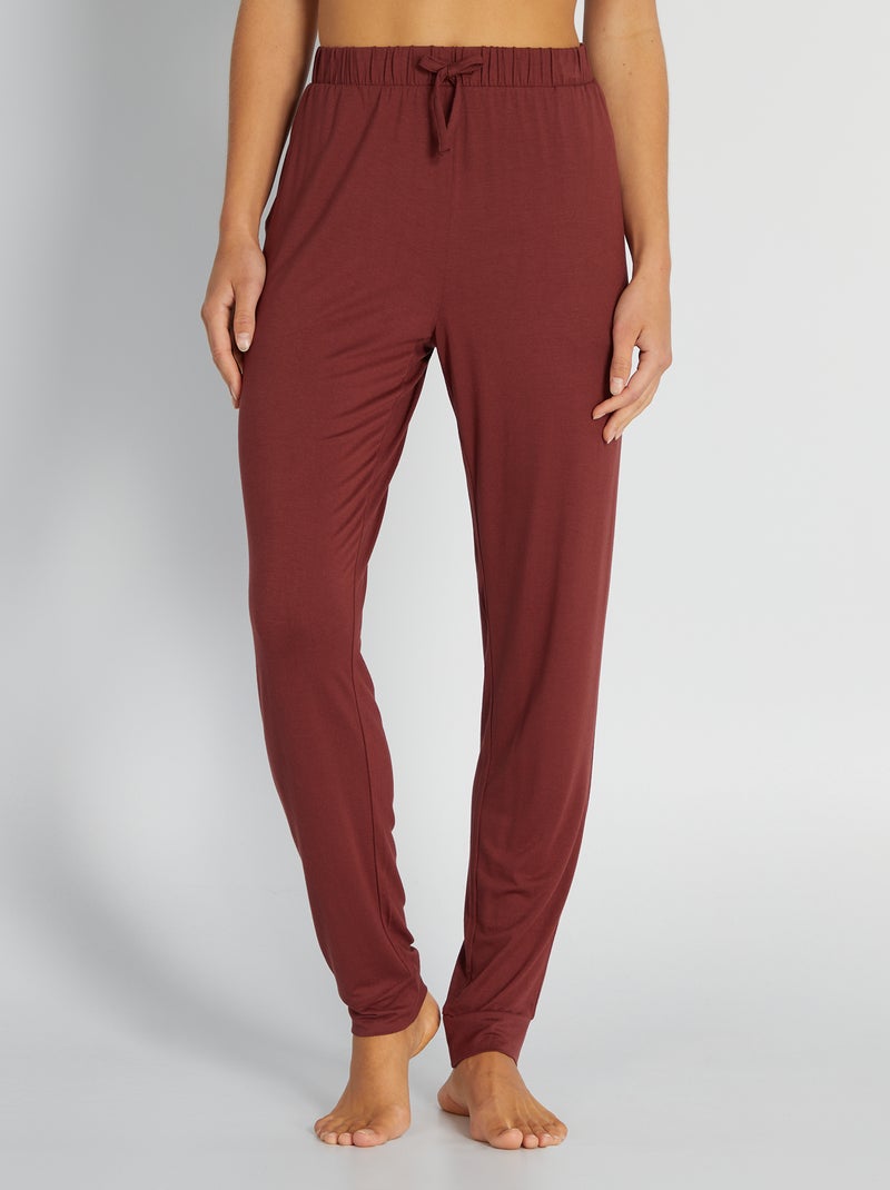 Calças de pijama fluidas VERMELHO - Kiabi