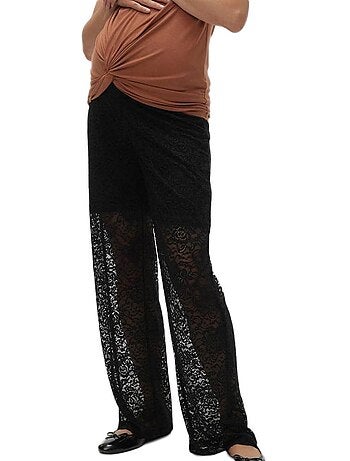 Calças de Renda Pretas para Mulher Mamalicious Barbara