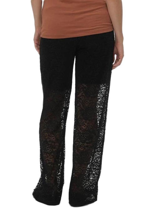 Calças de Renda Pretas para Mulher Mamalicious Barbara - Kiabi