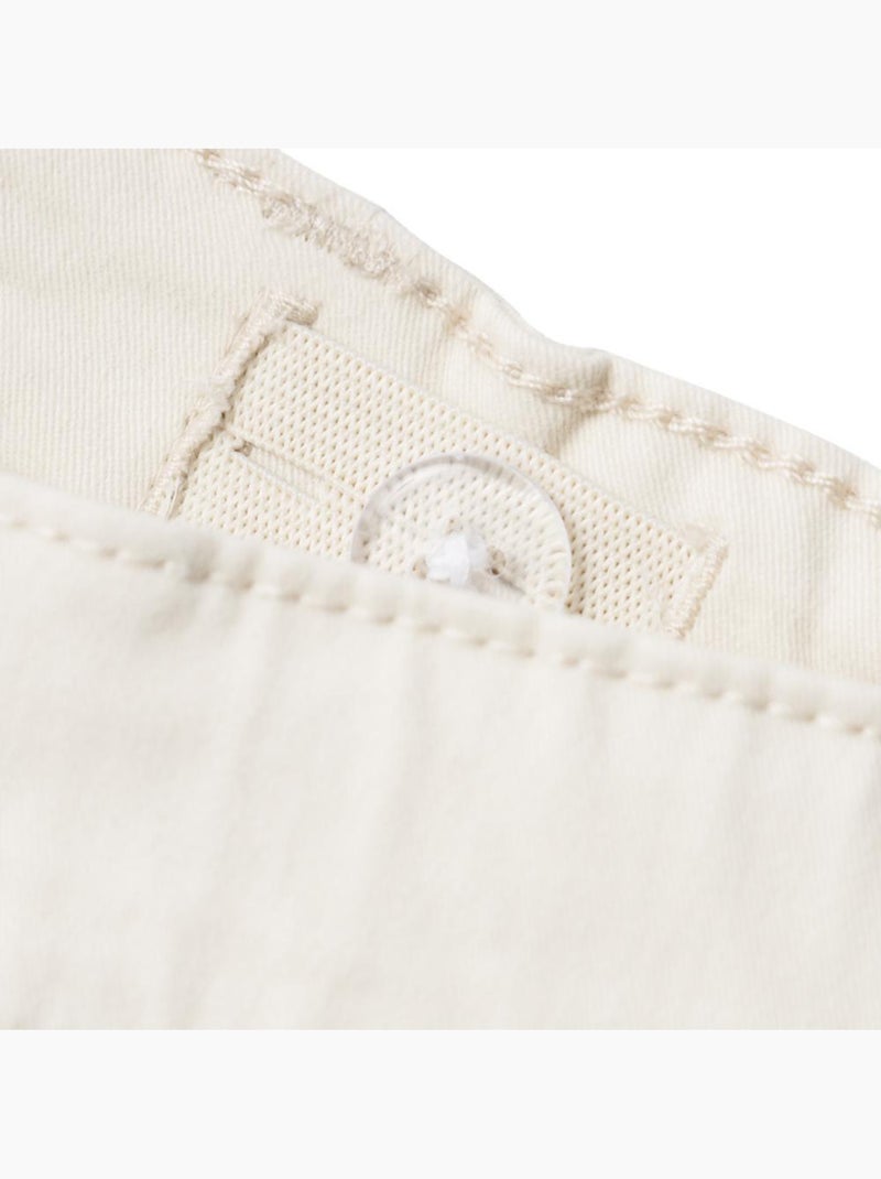 Calças de Sarja Bege para Menina Name It Wide Twill Bege - Kiabi