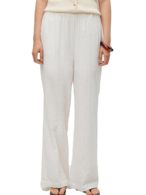 Calças de Sarja Brancas para Mulher Vero Moda Viola - Kiabi