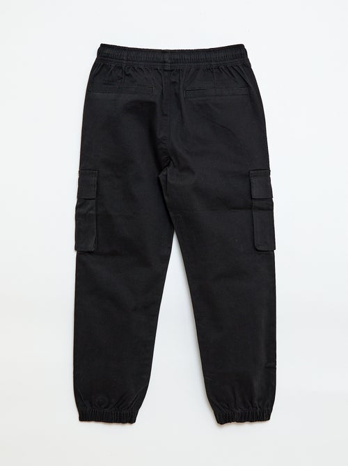 Calças de Sarja Lisas Multibolsos - Kiabi