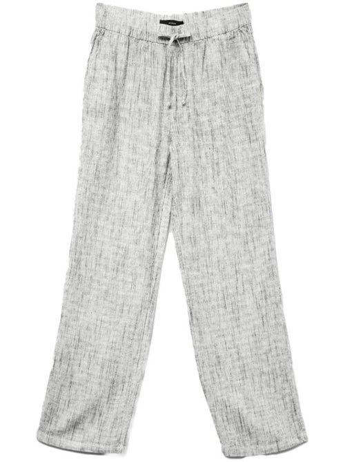 Calças de Sarja Preto/Branco para Mulher Vero Moda Line - Kiabi Calças de Sarja Preto/Branco para Mulher Vero Moda Line - Kiabi