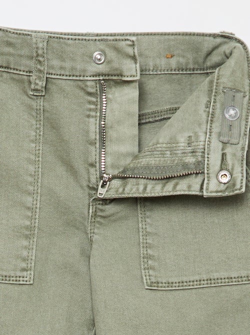 Calças de sarja regular - Kiabi