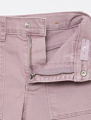 Calças de sarja regular