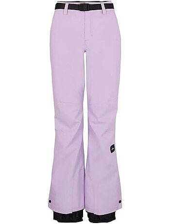 Calças de ski o'neill star slim roxas para mulher