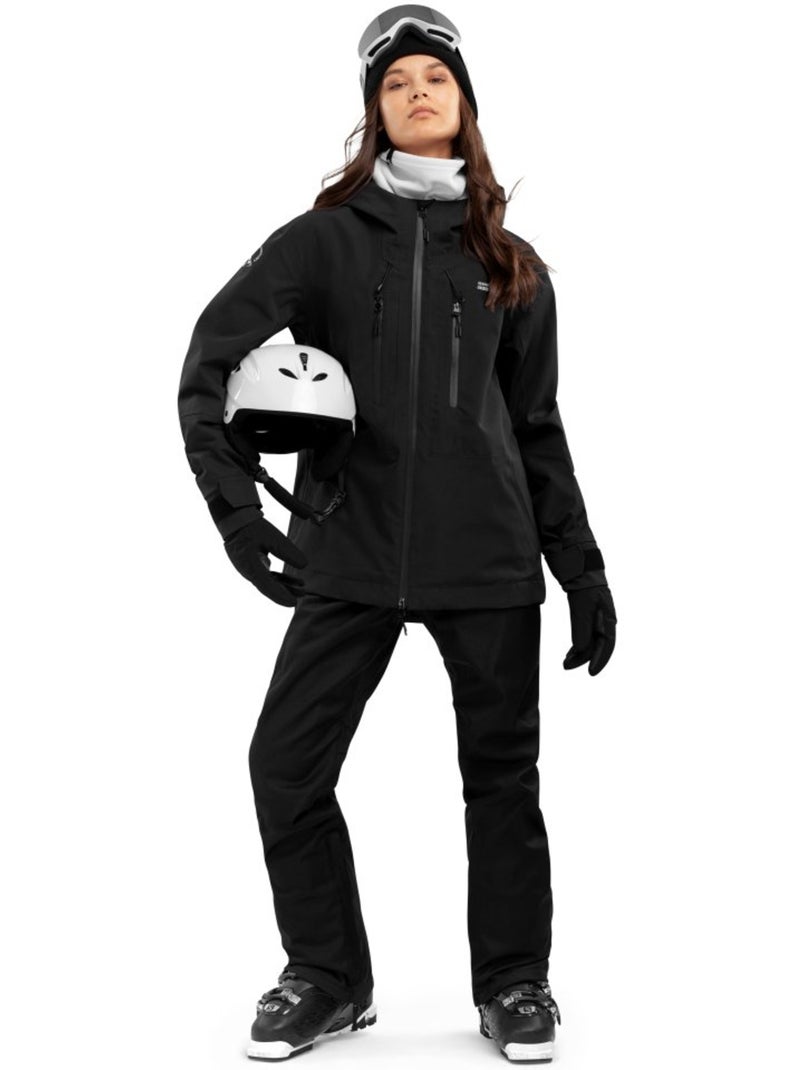 Calças de snowboard hardshell mulher Preto - Kiabi