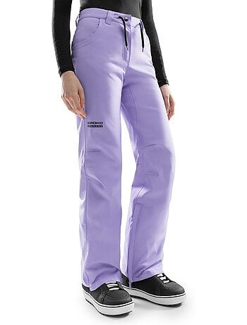 Calças de snowboard hardshell mulher