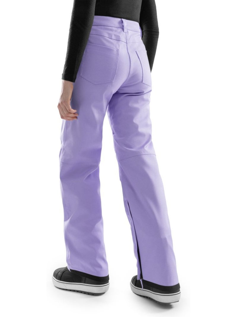 Calças de snowboard hardshell mulher Roxo - Kiabi