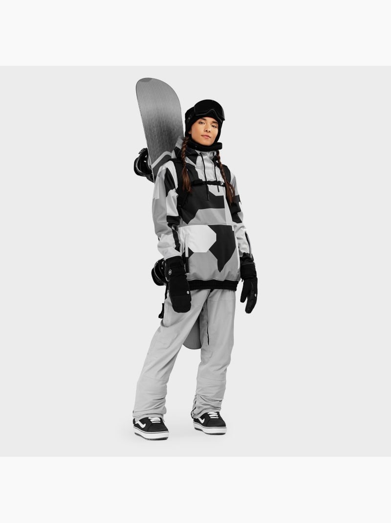 Calças de snowboard para mulher Branco Cinza - Kiabi
