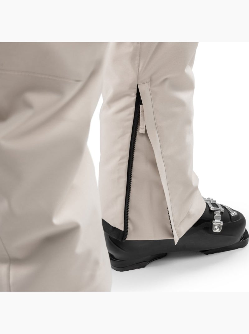 Calças de snowboard premium para mulher Bege - Kiabi