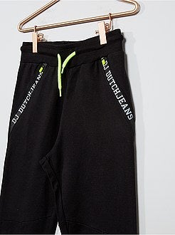 Calças de treino em moletão - Kiabi