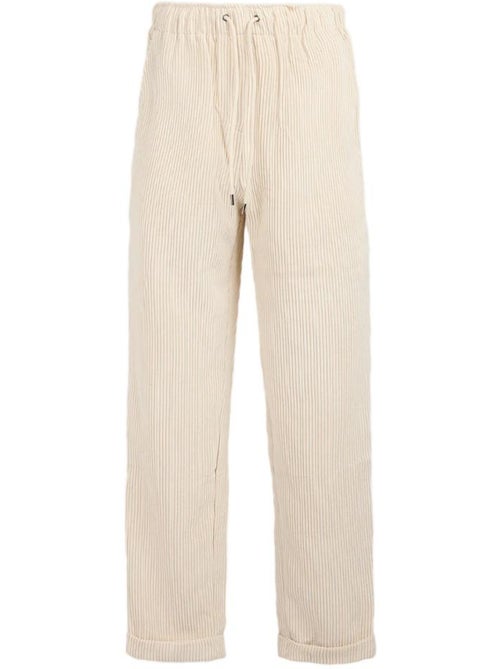 Calças de veludo bege teddy smith teddy middle para mulher - Kiabi