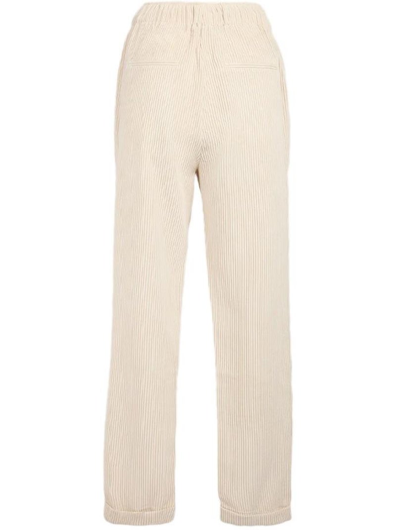 Calças de veludo bege teddy smith teddy middle para mulher Bege - Kiabi