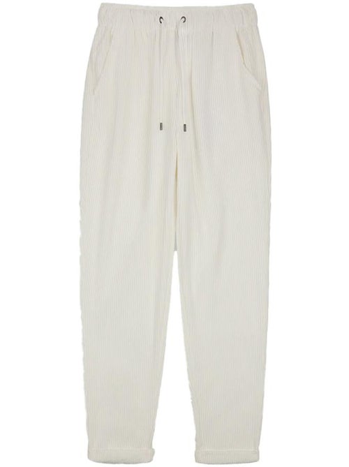 Calças de Veludo Brancas Teddy Smith para Mulher 30116952D - Kiabi Calças de Veludo Brancas Teddy Smith para Mulher 30116952D - Kiabi