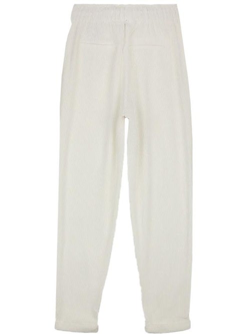 Calças de Veludo Brancas Teddy Smith para Mulher 30116952D - Kiabi Calças de Veludo Brancas Teddy Smith para Mulher 30116952D - Kiabi
