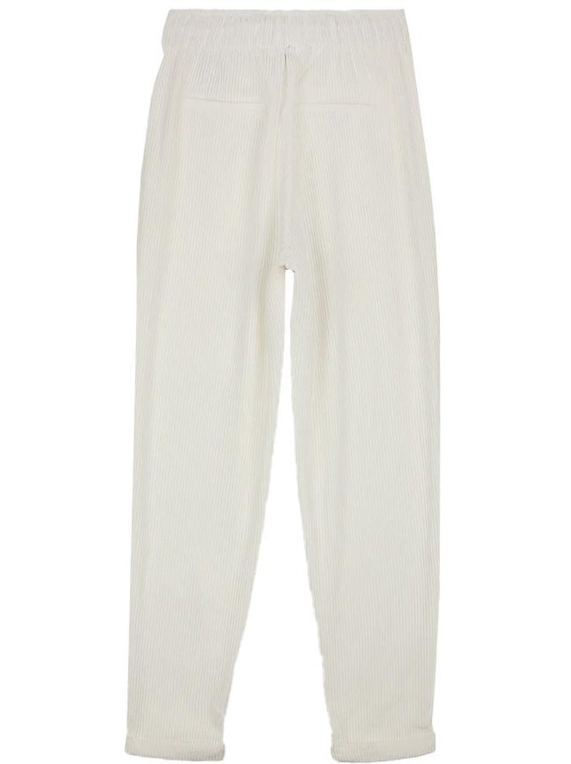 Calças de Veludo Brancas Teddy Smith para Mulher 30116952D Branco - Kiabi