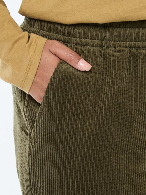 Calças de Veludo - Kiabi