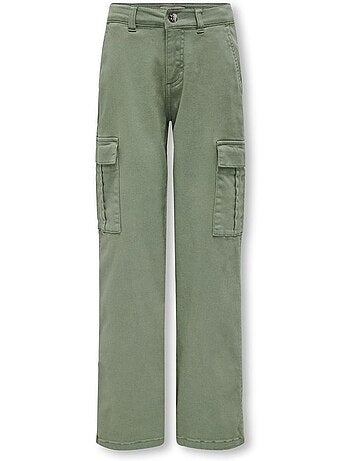Calças Direitas Kaki para Menina Kids ONLY Kogyarrow